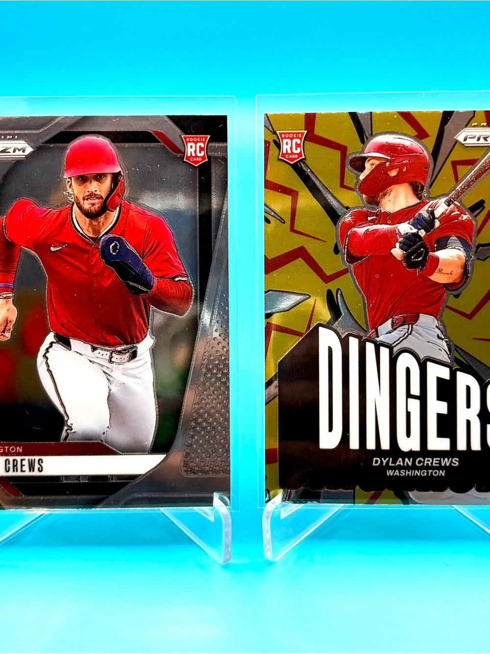 🔥Dylan Crews Rookie Lot! Gold Dingers + Silver Prizm Insert